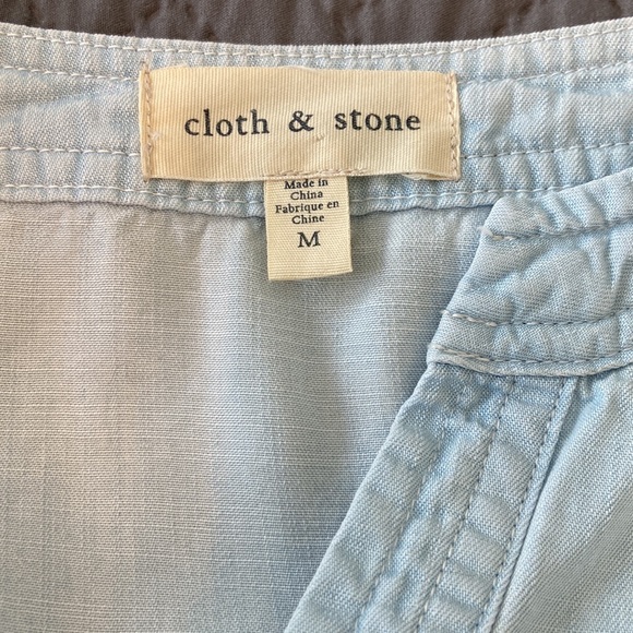 Pretty Blue Tunic by Cloth 8 Stone, Long Sleeved, Unique Details, Ladies Medium - Picture 6 of 6